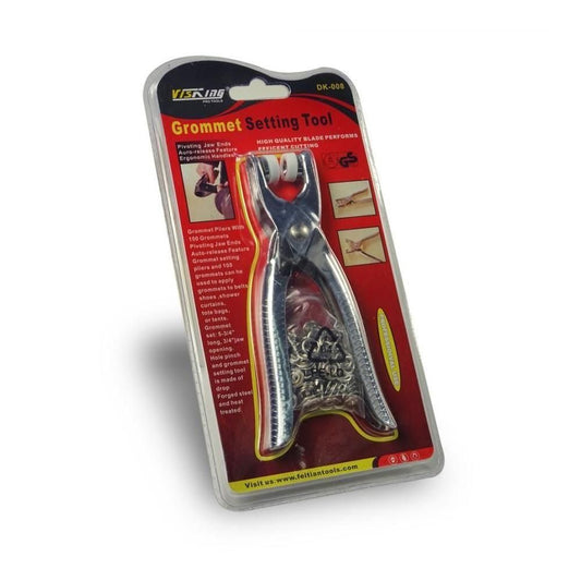 Snap Button Tool Kit With Studs-100 Sets Silver Colours 9.5mm