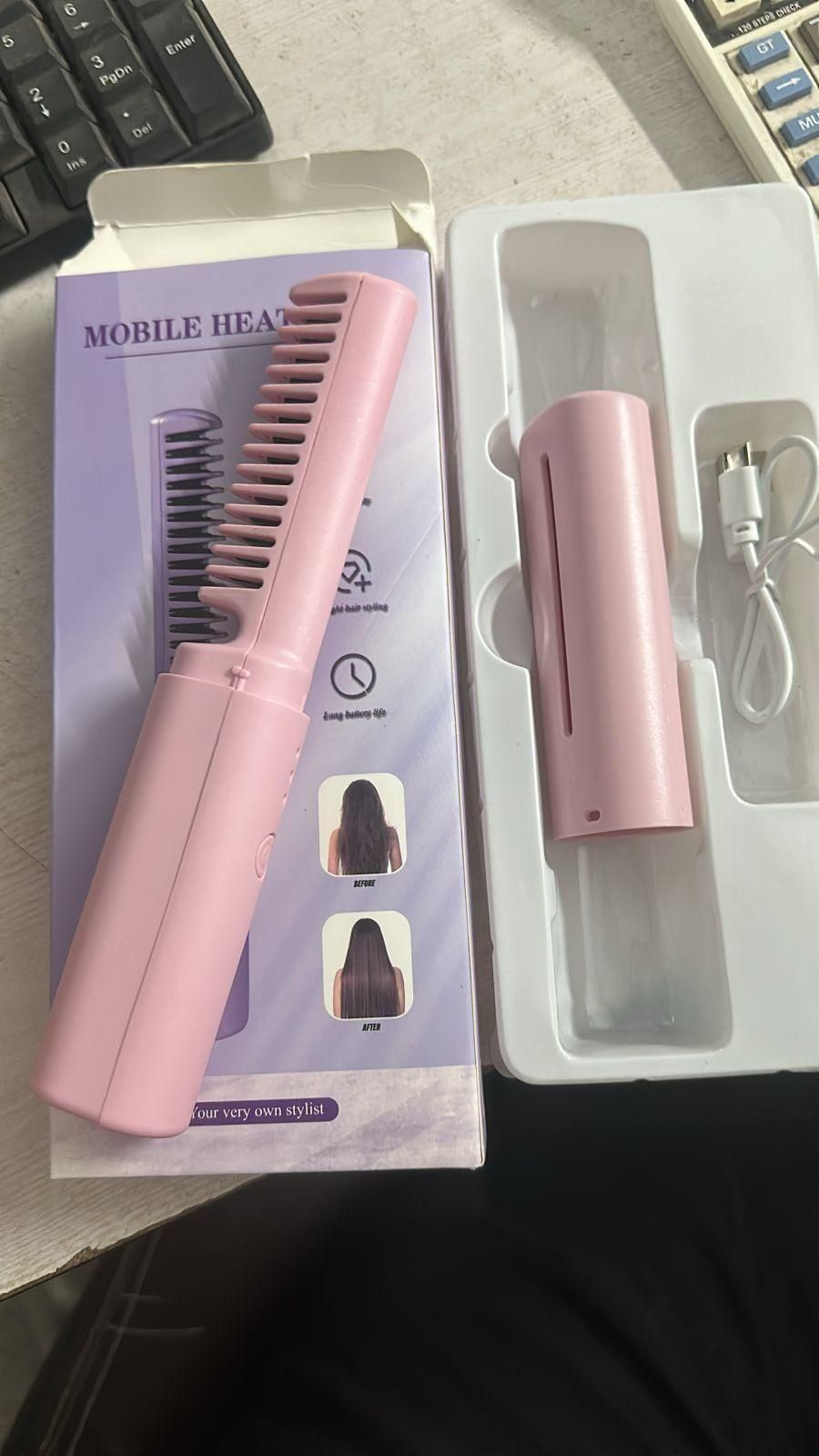 Meneflix Portable Mini Hair Straightener Cordless